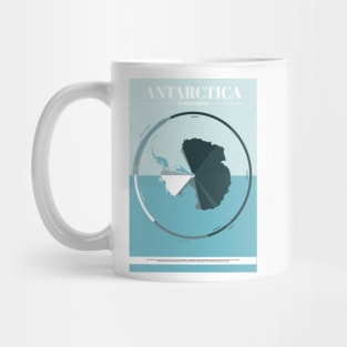 Antarctica Territory Map Mug